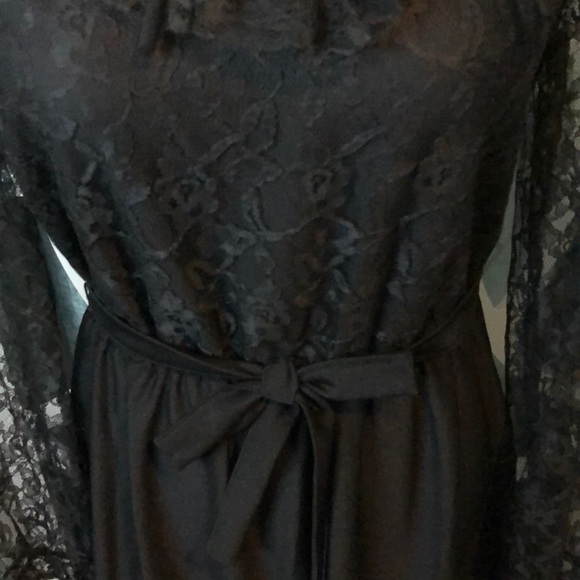 Vintage 70/80s Cottage Core/GunneSax Dress/Wednesday Adams Vibes - Picture 7 of 13